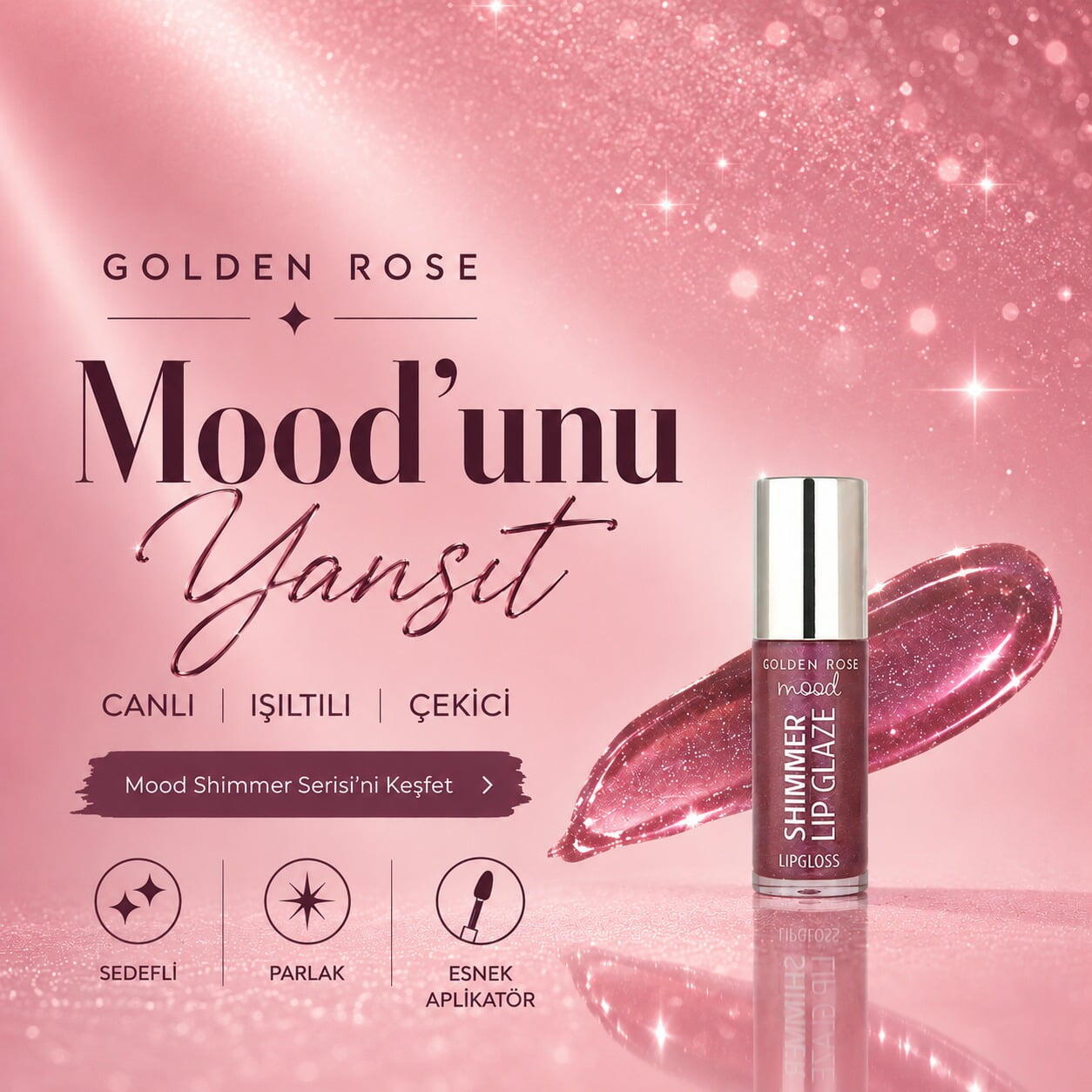Mood Shimmer Lip Glaze Lipgloss