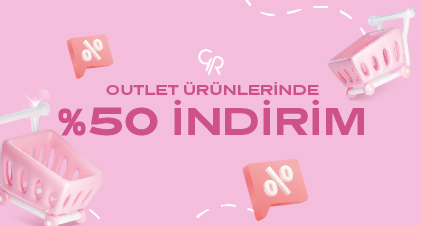 Outlet Ürünlerinde %50 İndirim