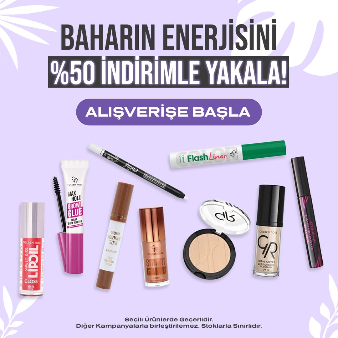 %50 İndirimli Ürünlere Göz Atmayı Unutma!