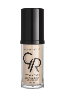 Golden Rose Total Cover 2in1 Foundation&Concealer 19 Caramel 