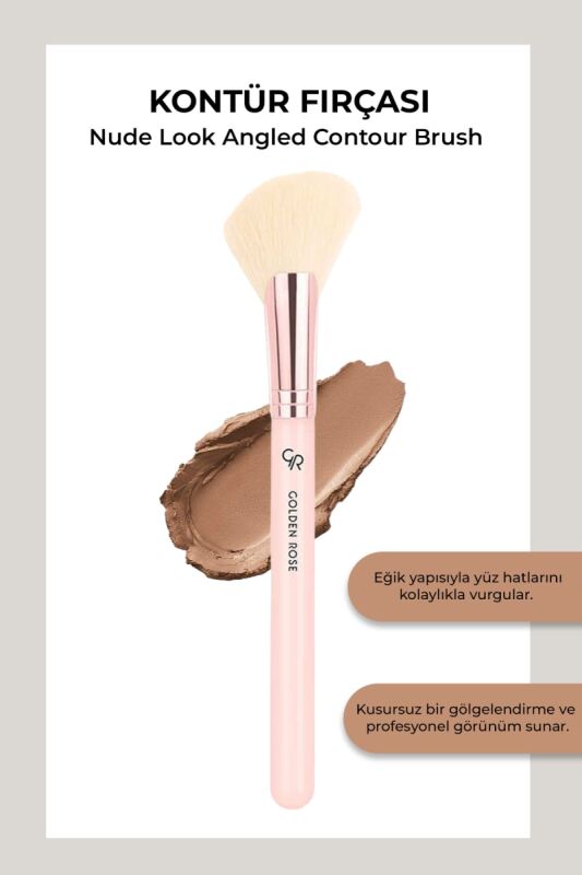 Nude Look Angled Contour Brush - Kontür Fırçası - 1