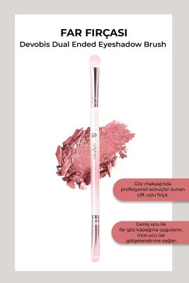 Devobis Dual Ended Eyeshadow Brush - Far Fırçası 