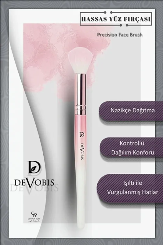 Devobis Precision Face Brush - Hassas Yüz Fırçası - 2
