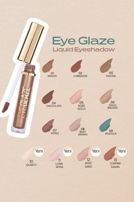  Eye Glaze Liquid Eyeshadow - 10 Quartz - Likit Far - 5