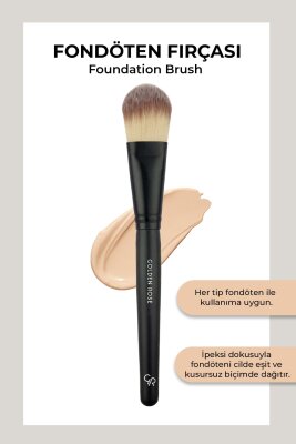 Foundation Brush - Fondöten Fırçası - Golden Rose