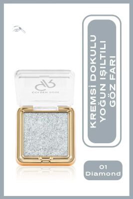 Glitter Glow Eyeshadow - 01 - Diamond - Simli Işıltılı Far 