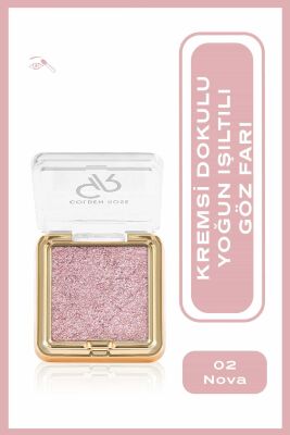 Glitter Glow Eyeshadow - 02 - Nova - Simli Işıltılı Far 