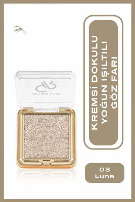 Glitter Glow Eyeshadow - 03 - Luna - Simli Işıltılı Far 