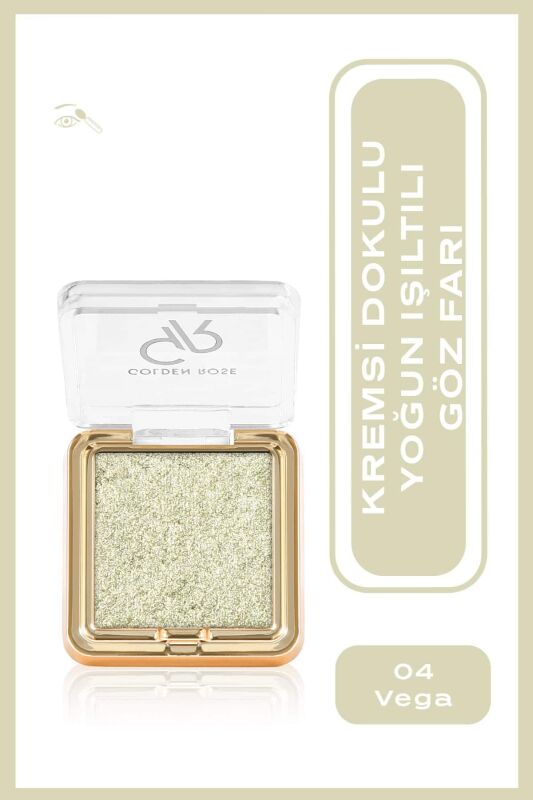 Glitter Glow Eyeshadow - 04 - Vega - Simli Işıltılı Far - 1