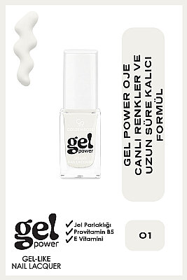  Gel Power Nail Lacquer-1-Jel Oje 