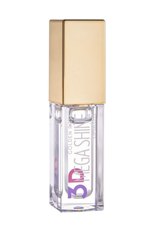 3D Mega Shine Lipgloss - 101 CLEAR -Dudak Parlatıcısı - 1
