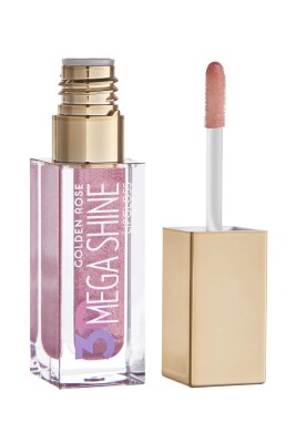  3D Mega Shine Lipgloss - 121 Sparkle - Işıltılı Dudak Parlatıcısı - Golden Rose