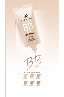 Golden Rose BB Cream Beauty Balm 02 Fair - 7