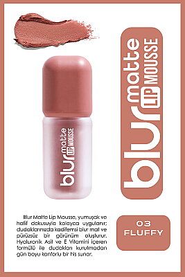 Blur Matte Lip Mousse No:03 Fluffy - Golden Rose