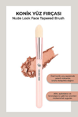 Face Tapered Brush - Nude 