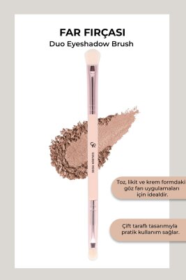 Duo Eyeshadow Brush - Far Fırçası - Golden Rose