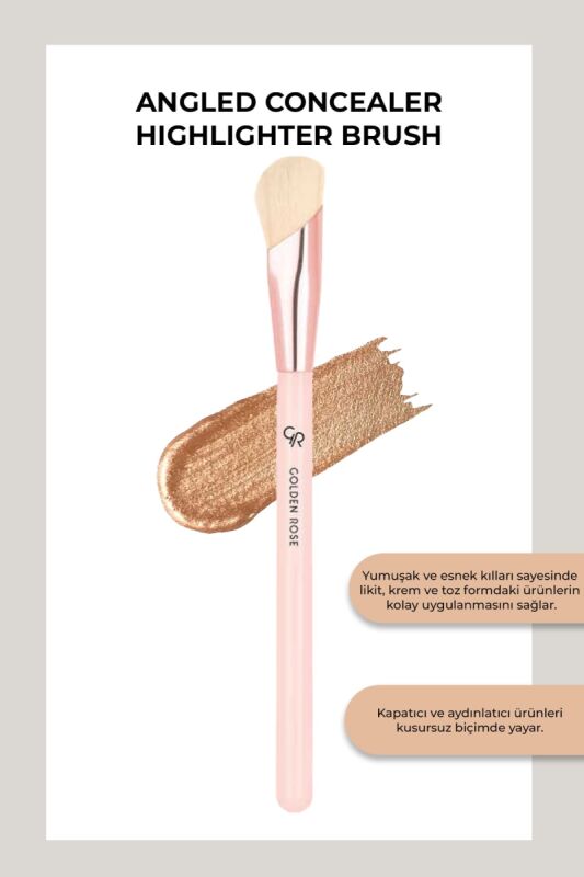 Angled Concealer & Highlighter Brush - 1