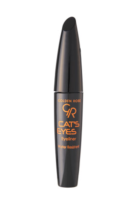 Cat's Eyes Liner - Black - Yoğun Siyah Eyeliner - Golden Rose (1)