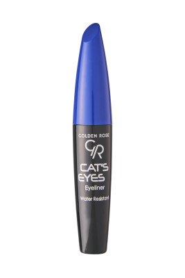 Cat's Eyes Liner - Matte Blue - Yoğun Mavi Eyeliner - Golden Rose (1)