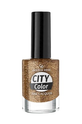 Golden Rose City Color Nail Lacquer Glittering Shades 111 