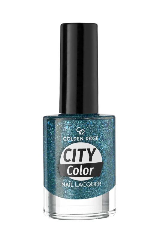 Golden Rose City Color Nail Lacquer Glittering Shades 109 - 1