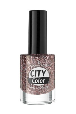 Golden Rose City Color Nail Lacquer Glittering Shades 111 