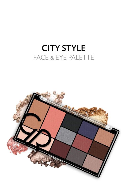  City Style Face&Eye Palette - 02 Smokey - Makyaj Paleti - 3