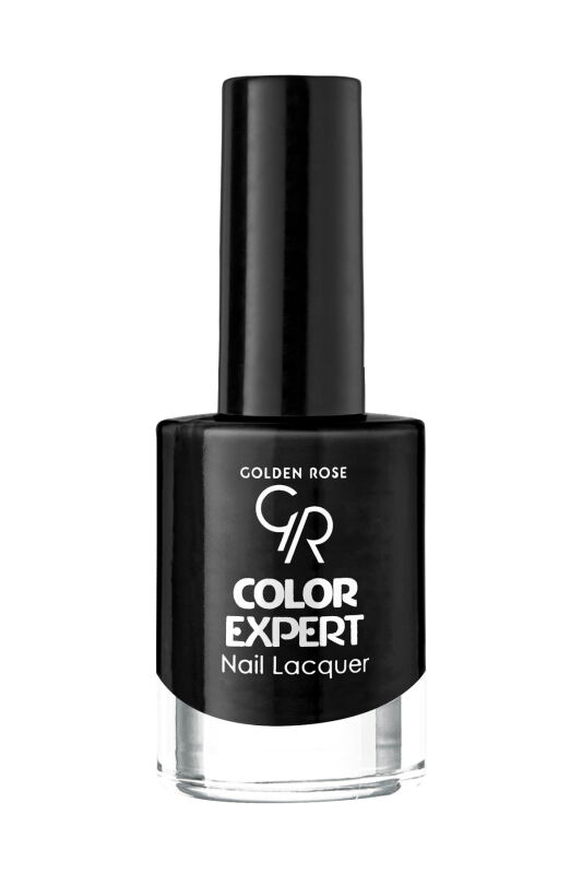  Color Expert Nail Lacquer - 60 Black - Geniş Fırçalı Oje - 1