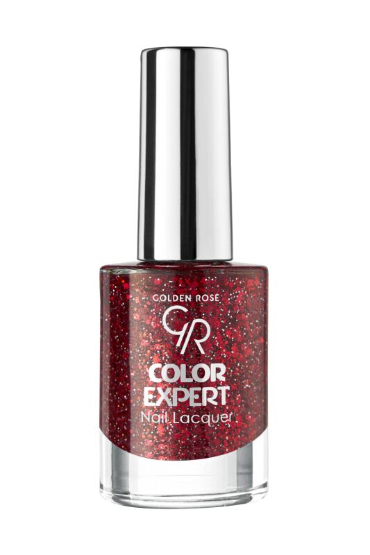 Color Expert Nail Lacquer Glitter - 615 Glitter - Işıltılı Simli Oje - 1