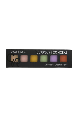 Golden Rose Correct&Conceal Camouflage Cream Palette - 3