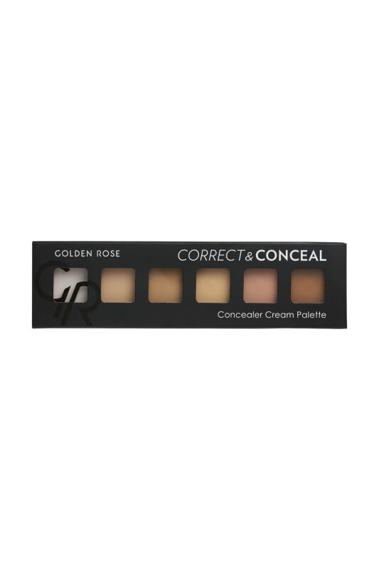 Golden Rose Correct&Conceal Concealer Cream Palette 01 Light To Medium - 3
