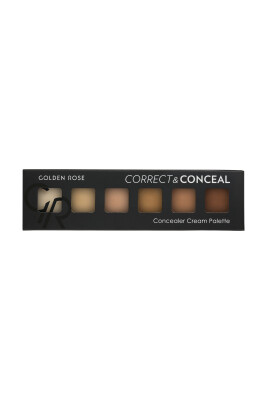 Golden Rose Correct&Conceal Concealer Cream Palette 02 Medium To Dark - 3