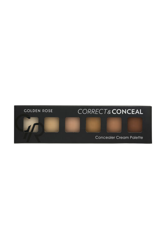 Golden Rose Correct&Conceal Concealer Cream Palette 02 Medium To Dark - 3