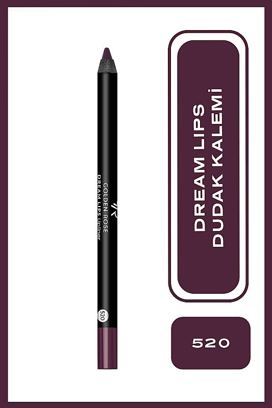 Dream Lips Lipliner - 520 Dark Violet - Dudak Kalemi - 1