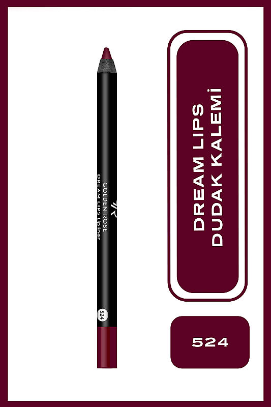 Dream Lips Lipliner - 524 Plum Red - Dudak Kalemi - 1