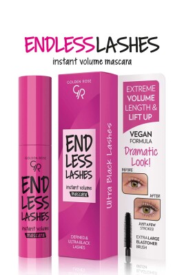 Endless Lashes Mascara - Black - Hacim ve Uzunluk Veren Maskara - 5