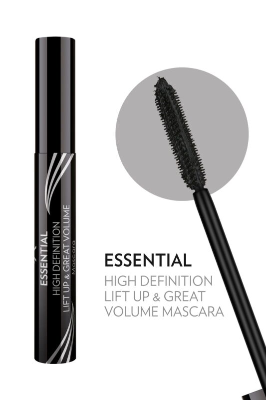 Essential High Definition and Liftup and Great Volume Mascara - Black - Lift Up Ekstra Hacim Veren Maskara - 5