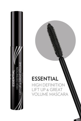  Essential High Definition & Liftup & Great Volume Mascara - Black - Hacim Veren Maskara - 5
