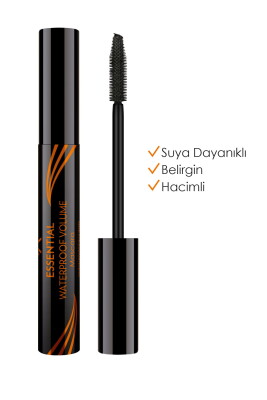 Essential Waterproof Mascara - Black - Suya Dayanıklı Maskara - Golden Rose