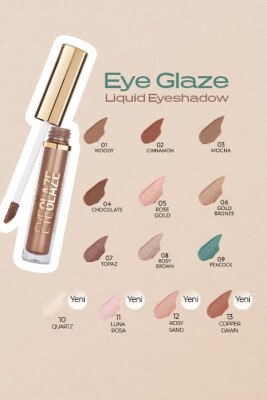  Eye Glaze Liquid Eyeshadow - 04 Chocolate - Likit Far - 4