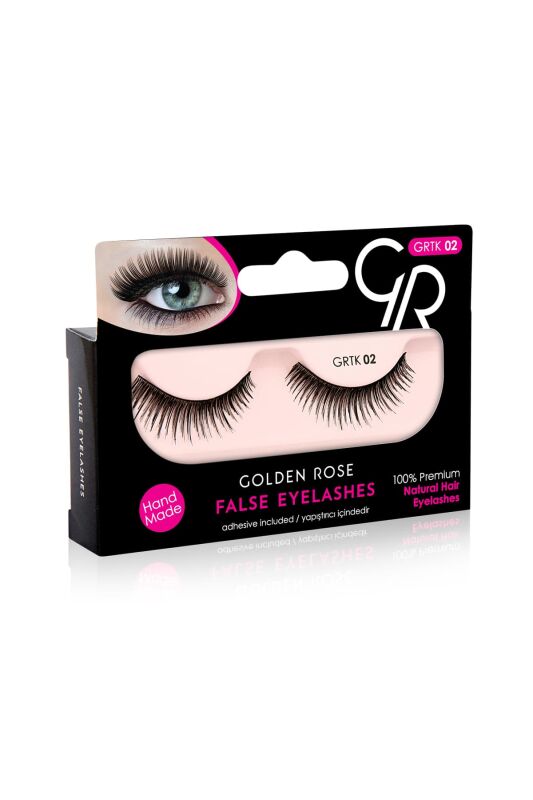  False Eyelashes - 02 - Takma Kirpik - 1