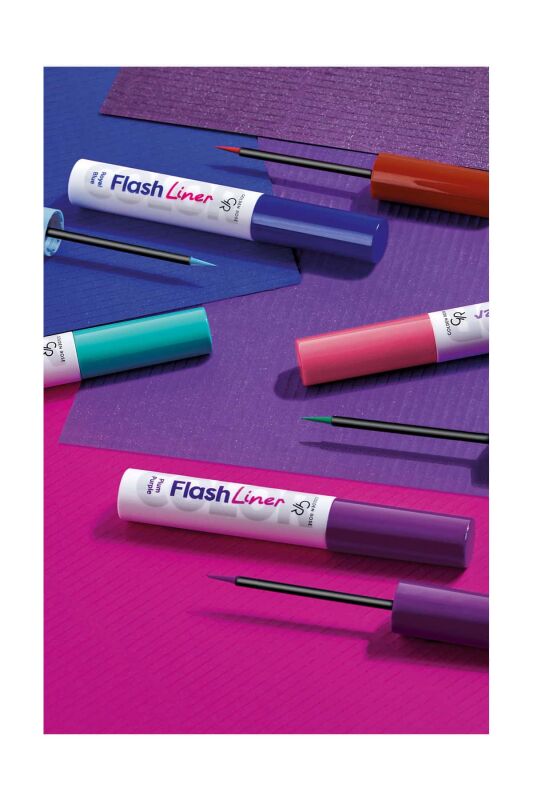 Flash Liner Colored Eyeliner - 107 Plum Purple - Renkli Eyeliner - 3
