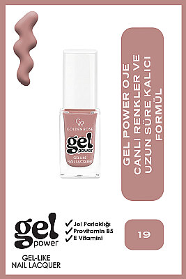  Gel Power Nail Lacquer-19-Jel Oje 