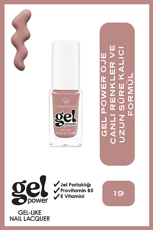  Gel Power Nail Lacquer-19-Jel Oje - 1