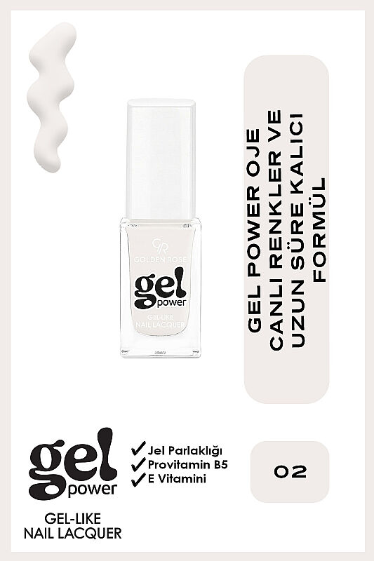 Gel Power Nail Lacquer-2-Jel Oje - 1