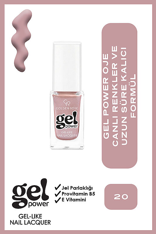  Gel Power Nail Lacquer-20-Jel Oje - 1