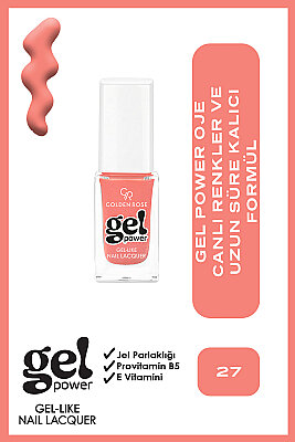  Gel Power Nail Lacquer-27-Jel Oje 