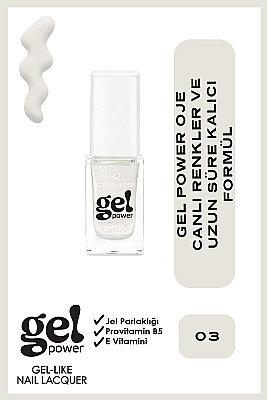  Gel Power Nail Lacquer-3-Jel Oje 
