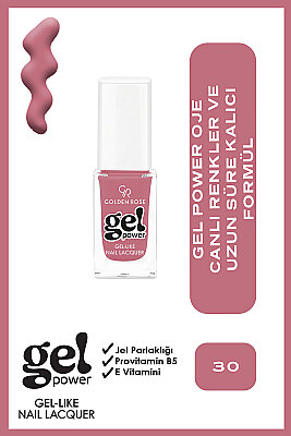  Gel Power Nail Lacquer-30-Jel Oje 