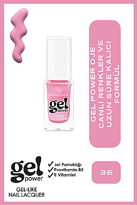  Gel Power Nail Lacquer-36-Jel Oje 